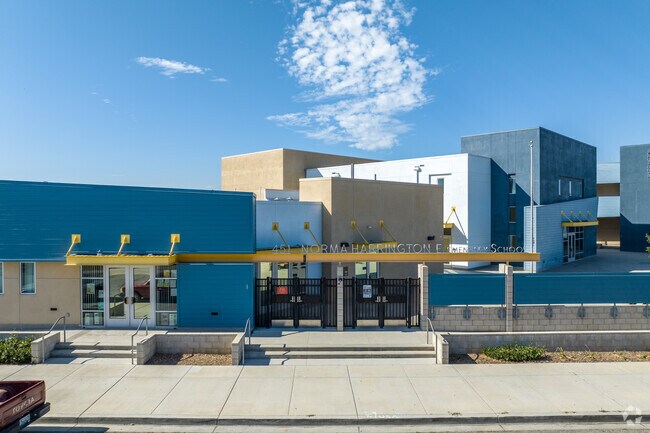 Norma Harrington Elementary School serves students in Cal-Gisler K-5th grade.