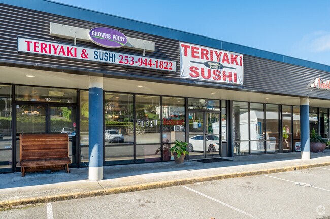 Try the sushi at Browns Point Teriyaki and Sushi.
