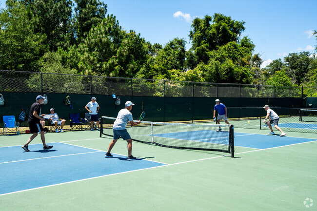 Arrowhead Park in Woods Edge has 2 pickle ball courts.