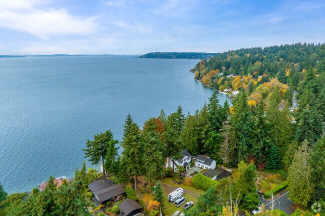 Maplewild residents can enjoy panoramic views of the Puget Sound from their homes.