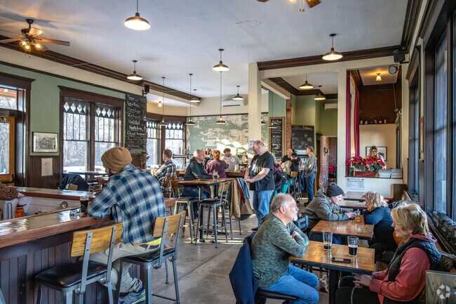 Tainter Lake residents are a short drive from Brewery Nonic which resides in Menomonie's old train depot.