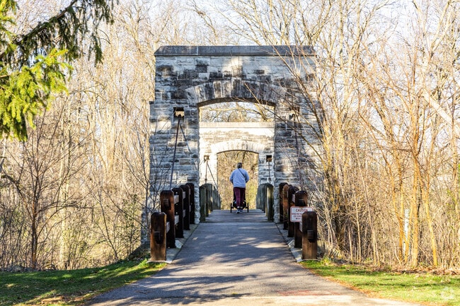 Take a relaxing stroll by the river in Hoyt Park in Wauwatosa.