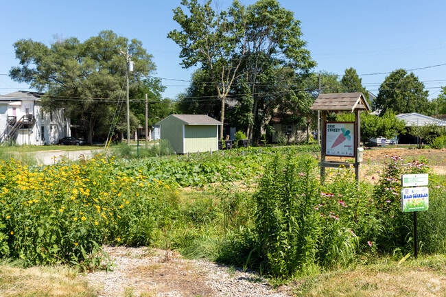 Historic Jefferson takes care of the shared Erie Street garden for locals in need to eat.