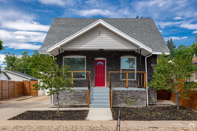 Modest bungalows on parceled properties are common in Northside.