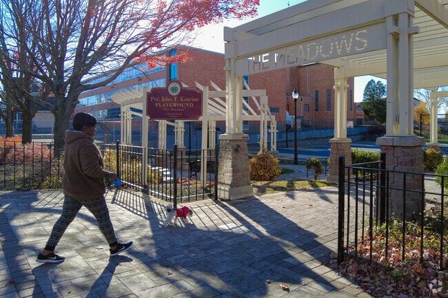 The Meadows Park in Downtown Everett is a popular spot to walk your dog.