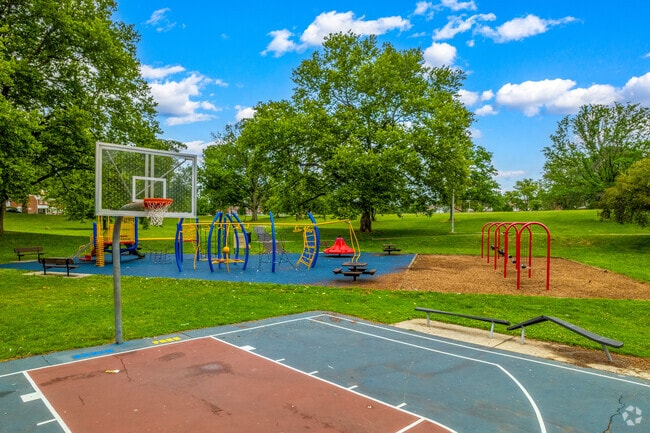 Brown-Burton Winchester Park has recently renovated its playground and basketball courts.