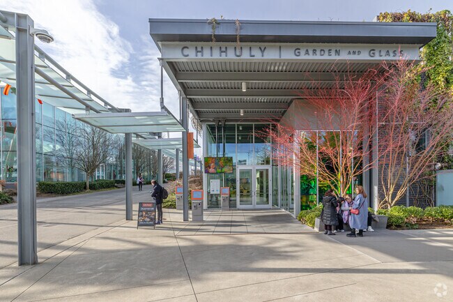 Chihuly Garden and Glass is in Uptown, offering colorful glassworks to observe.