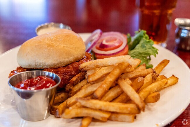 The Korean Buffalo Chicken Sandwich offers a unique twist on one of the South's favorite dishes.
