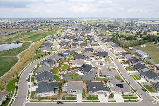 Some of Reunion's larger homes are located by the Buffalo Run Golf Course.