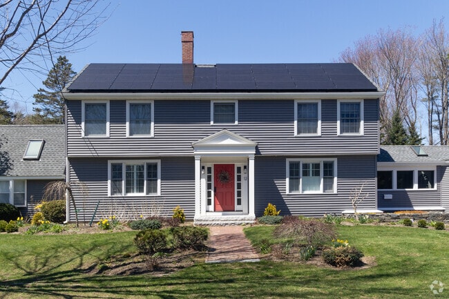 This two-story home is typical in Stroudwater.