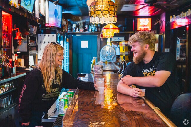 Bear's Den is the popular spot for drinks and karaoke in Tiffin.