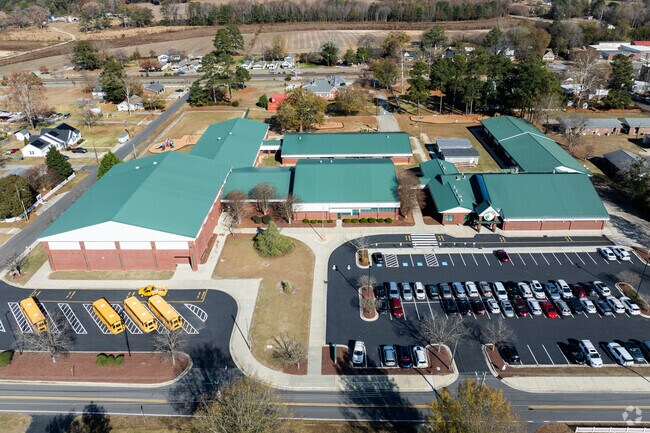 Pine Level Elementary has around 350 students.