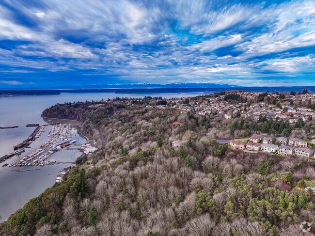 Homes in NE Tacoma offer stunning views of Puget Sound.