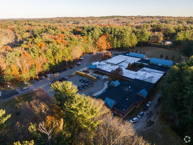 A large open field at the Nabnasset Elementary School is available for soccer games.