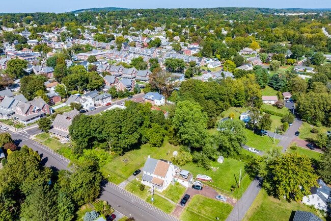 Mature treescapes provide shade along East Rockhill’s quiet streets.