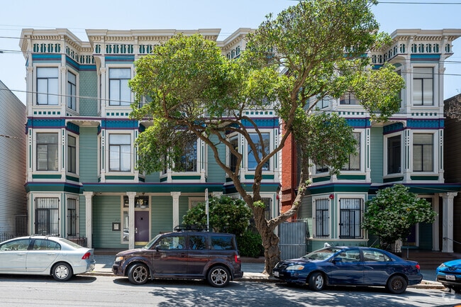 North Park is mostly 2- and 3-story homes and apartments, with some taller apartment blocks.