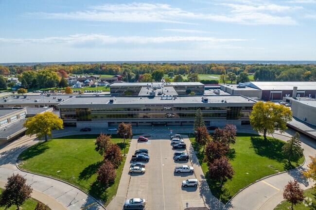 Moline High School is ranked as the best public high school in the county by Niche.