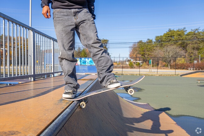 Locals can enjoy the Skatepark at Sawmill Creek Park in Glen Burnie, Maryland.