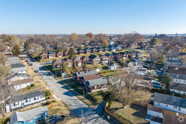 North Pointe is densely populated with red brick Craftsman and one-story ranch-style homes.