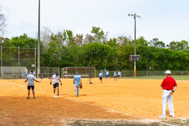 The Strickland fields in Grand Preserve One provide year round outdoor fun.