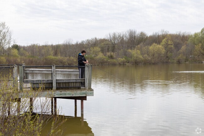The East Paris Nature Park was a great small fishing lake open to the public.