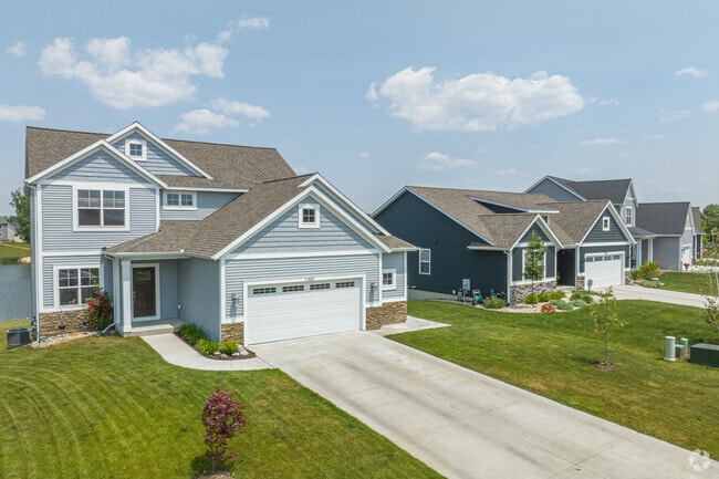 Many newly-built Craftsman and Traditional-style homes are found in Holland Heights.