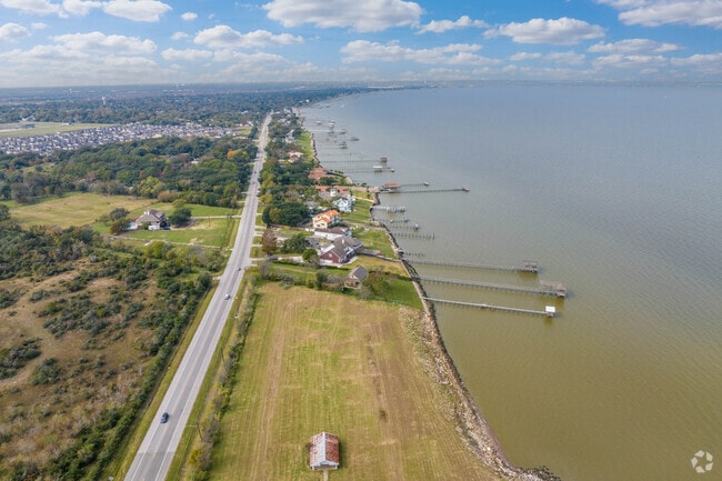 Bacliff sits about 30 minutes south of Houston along Galveston Bay.