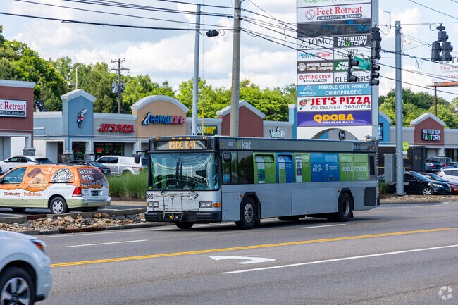 Knox Area Transit, or KAT, runs several bus lines for commuters around Amherst.