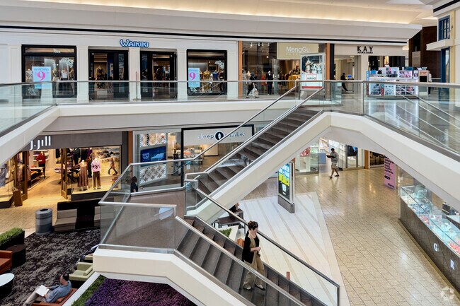 Residents will love shopping and dining at Fair Oaks Mall near Oak Hill.