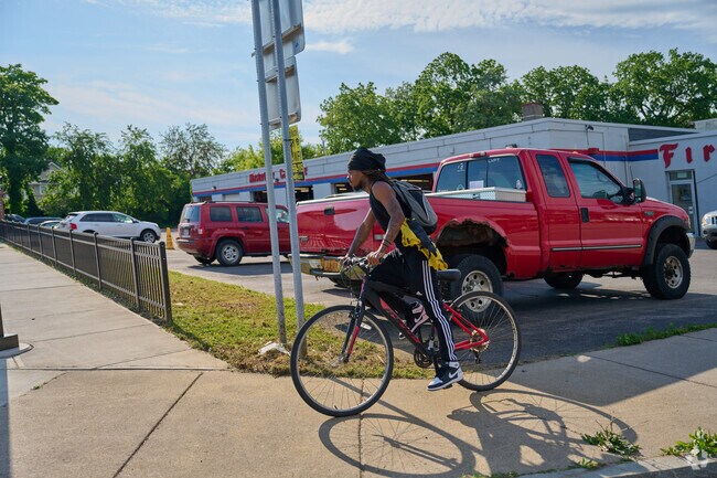 Bicycles are a popular mode of transportation in Maplewood.