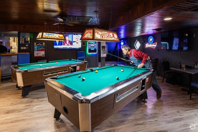 The Oasis Bar and Grill is a spot locals love to gather for a drink and game of pool.
