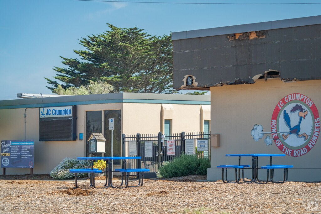 Crumpton Elementary School (being remodeled) in Marina, California