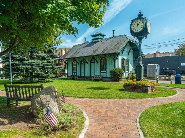 Take a train to Hoboken from the historic station.