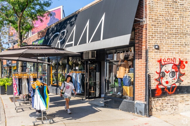 Broadway street is a hub of shopping activity in East Lakeview.