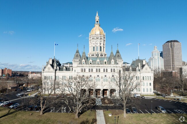 Connecticut's capital building can be found just outside Bushnell Park in Hartford.