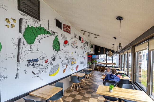 Milan Pizza of Lowell is in the Lower Belvidere neighborhood for pizza, pasta and more.