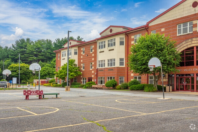 Garnet Valley Elementary School has basketball courts, a perfect way for students to exercise.