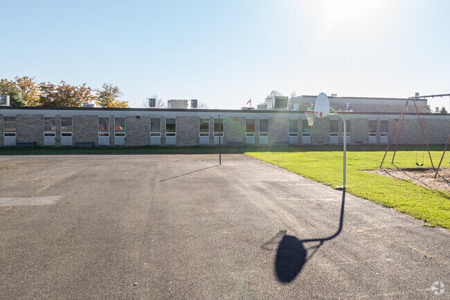 Shoot some hoops at Cambria Elementary School.