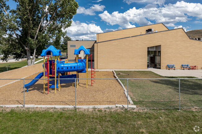 North Summit Elementary has a small playground for its youngest students.