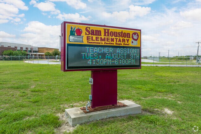 Sam Houston Elementary School hosts grades Pre-K to 5th grade in the La Feria, Tx area.