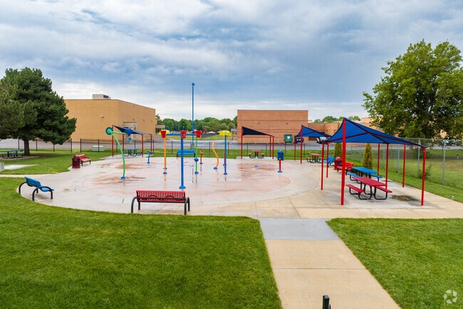 Cool off during the summer heat at Maize Splash Park.