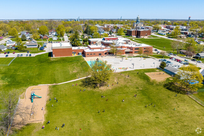 Winterset Elementary students enjoy ample outdoor space for recess and learning.