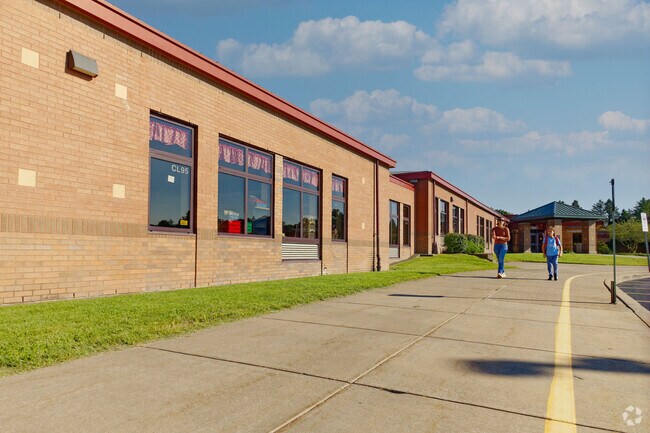 East Rochester Elementary School has 42% of students proficient in math.