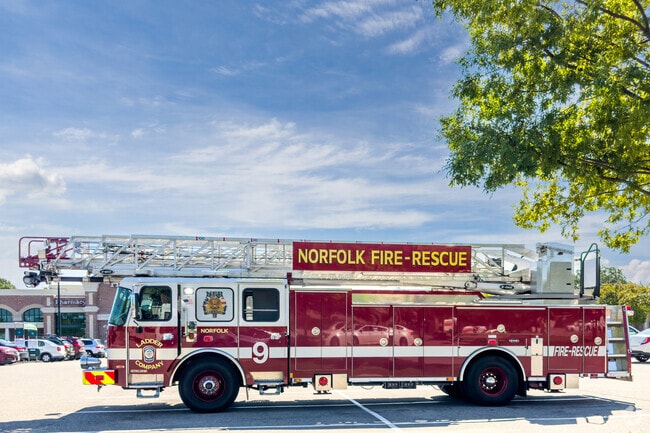 Fire Station #9 serves the Suburban Acres neighborhood, keeping its residents safe.