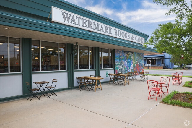 Grab some coffee and enjoy some reading at College Hill’s Watermark Books & Café.