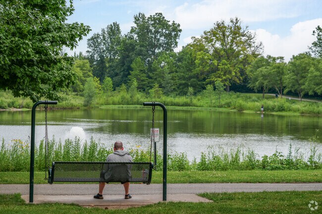 Residents of Bennett enjoy connecting with nature at one of the many ponds in the area.