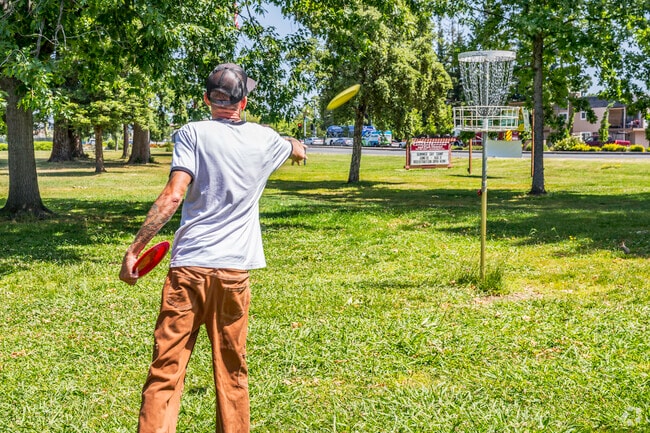Enjoy an afternoon game of disc golf at Carmichael Parks 9 holes in Carmichael.