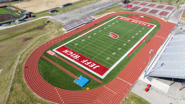 Jeffersonville High is near Downtown Jeffersonville, IN.