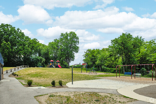 The main playground at Bryant Elementary is on the West side of the school.