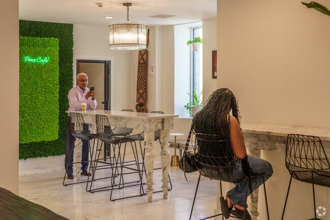 Many South Chester residents start their day with coffee at Penn Cafe in nearby Larkintown.